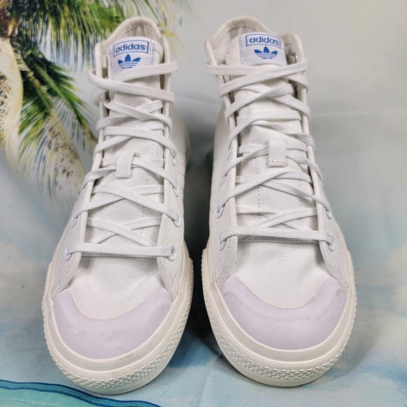 Adidas Nizza Trek White Gum Womens 6.5 - Picture 3 of 10